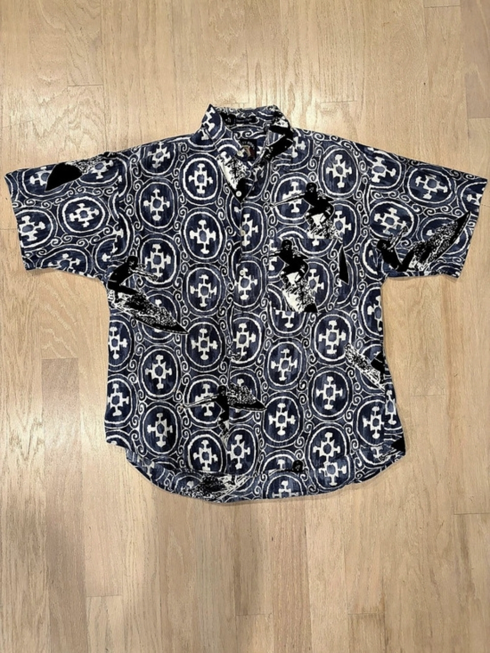 Salty Dog Men's Geometric Button Down